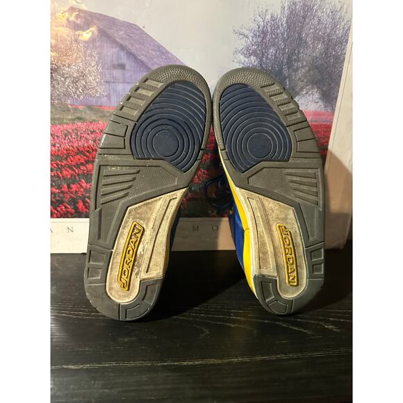 Nike AIr Jordan Flight Club 90s 2013 "Laney" VIntage Size M 13 - Picture 5 of 9